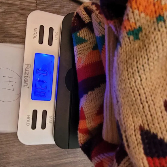 Blu Pepper Womens Cardigan Sweater S Multicolor Geometric Aztec Long Sleeves - Picture 7 of 7